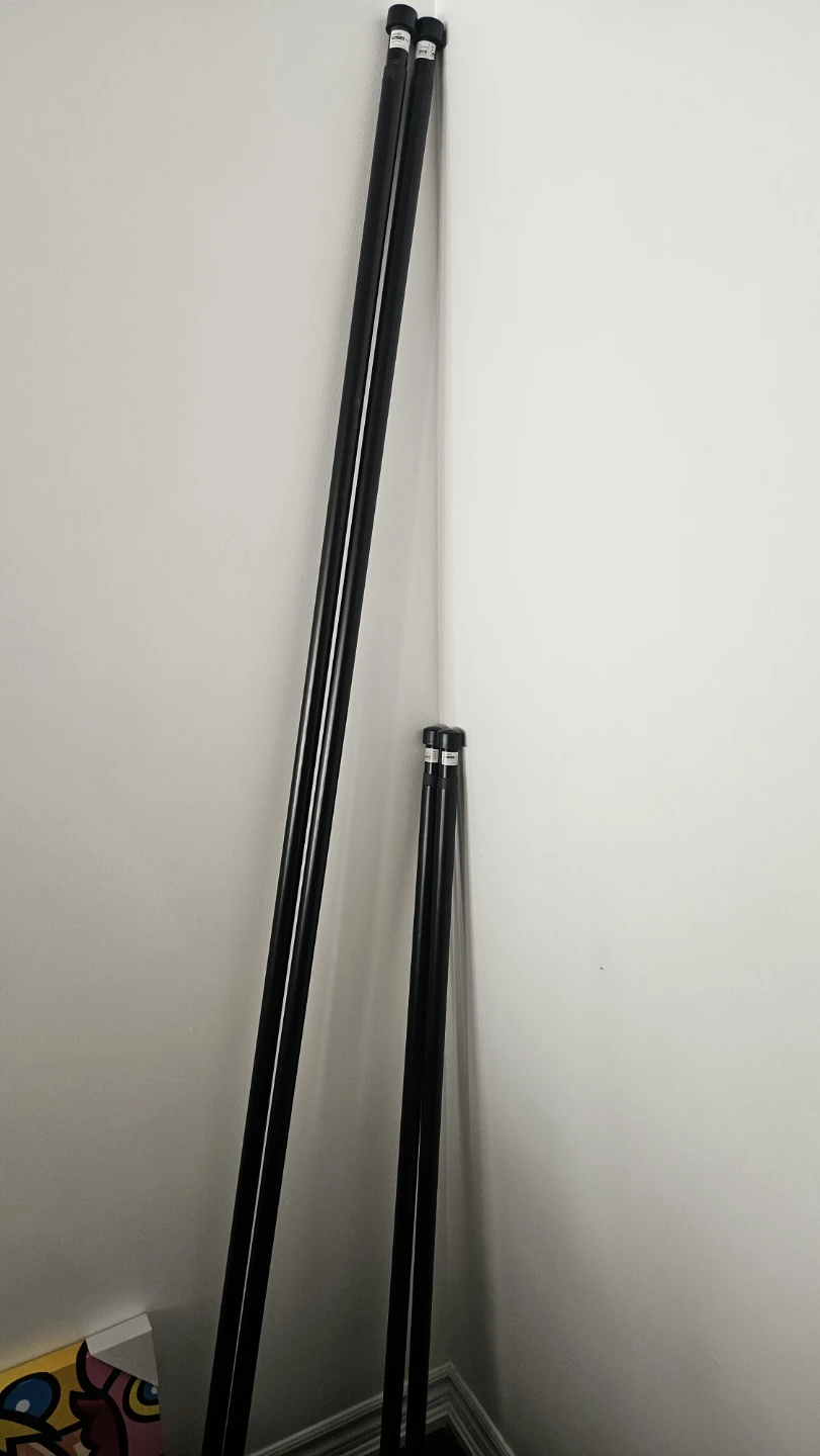 IKEA Hugad Curtain Rods (2 pack)