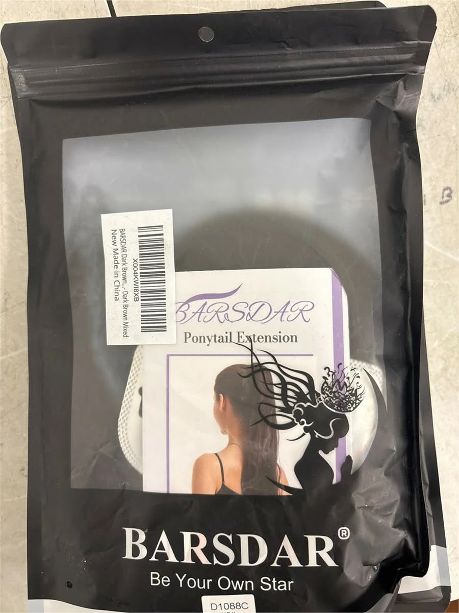 BARSDAR Fluffy Curls Ponytail Extension - Brown - photo 3