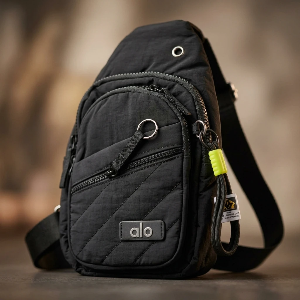 Alo Black Sling Bag