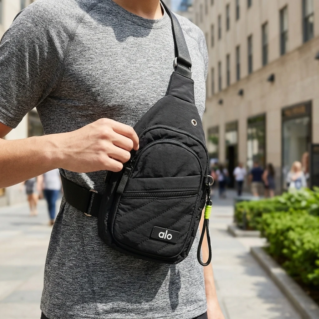 Alo Black Sling Bag - photo 3