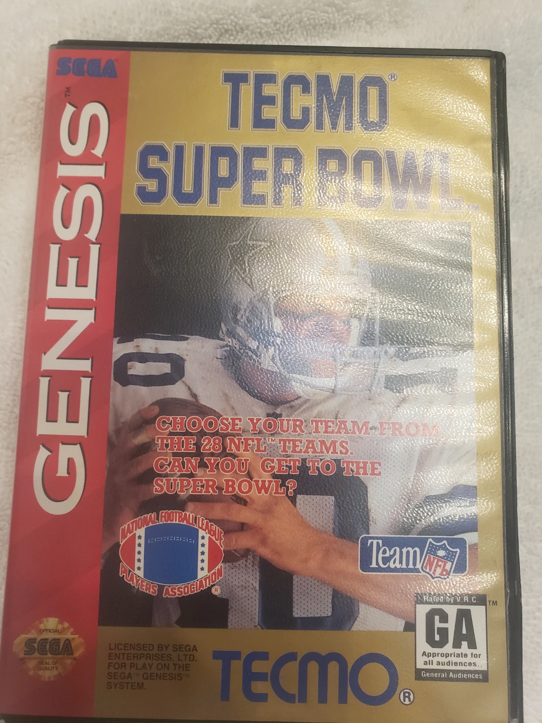 Tecmo Super Bowl Sega Genesis Game