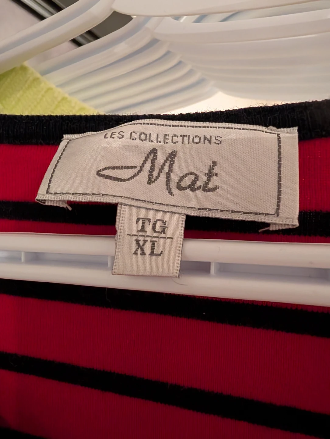 Mat Les Collections Striped V-Neck Top - XL - photo 3