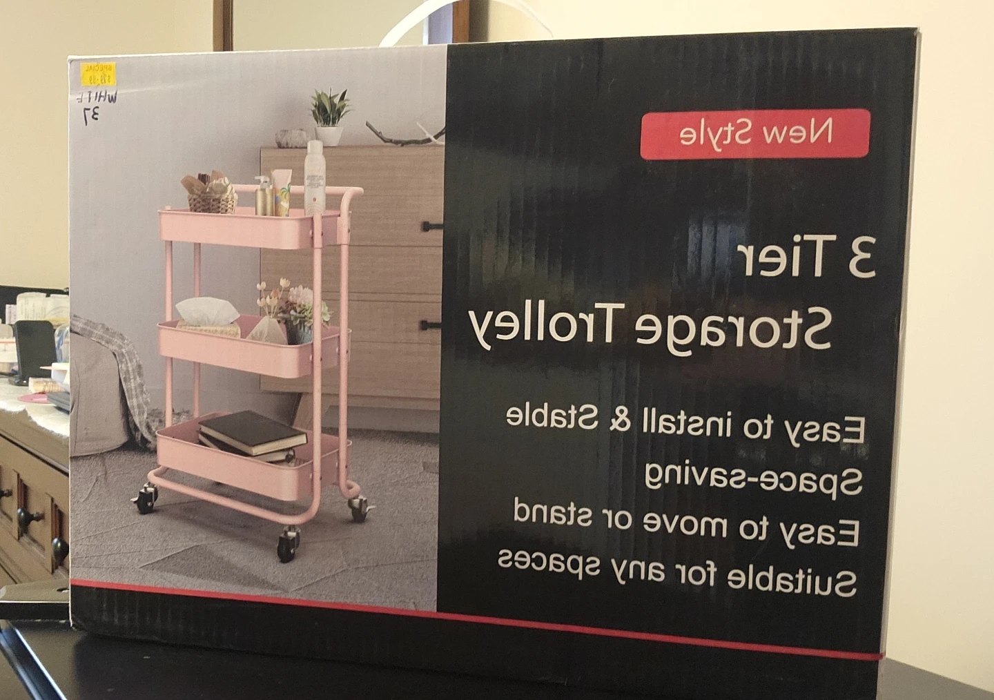 3 Tier Storage Trolley