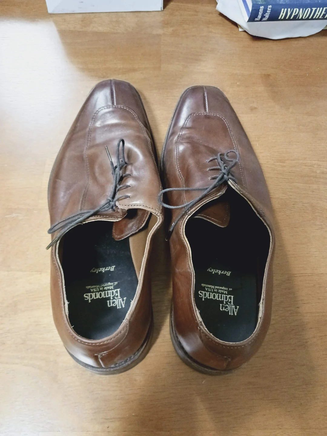 ⚽  Allen Edmonds Berkeley Men's Brown Leather Dress Shoes - photo 3