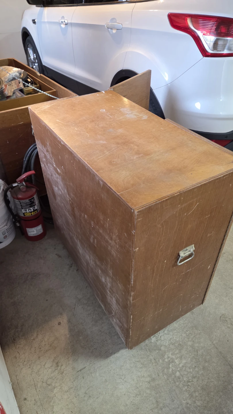 Wooden Cabinet with Wheels ⚽ - photo 2