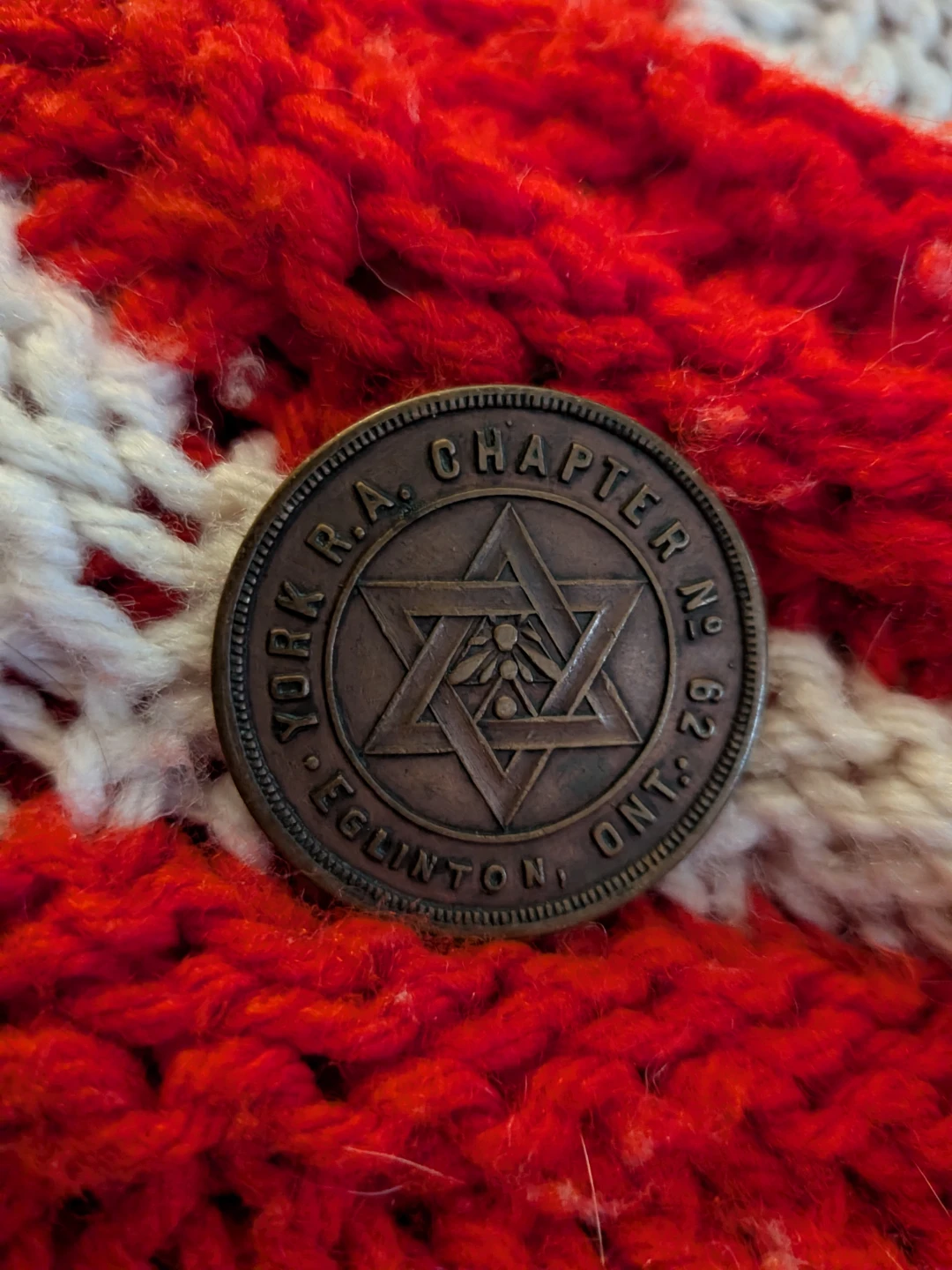 York R.A. Chapter No. 62 Token