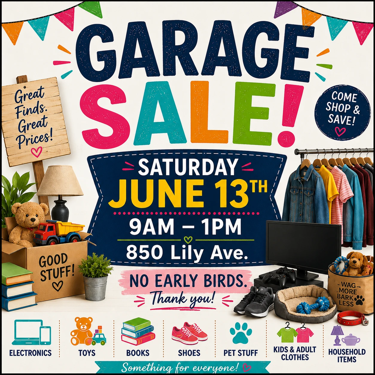 GARAGE Sale June 13th