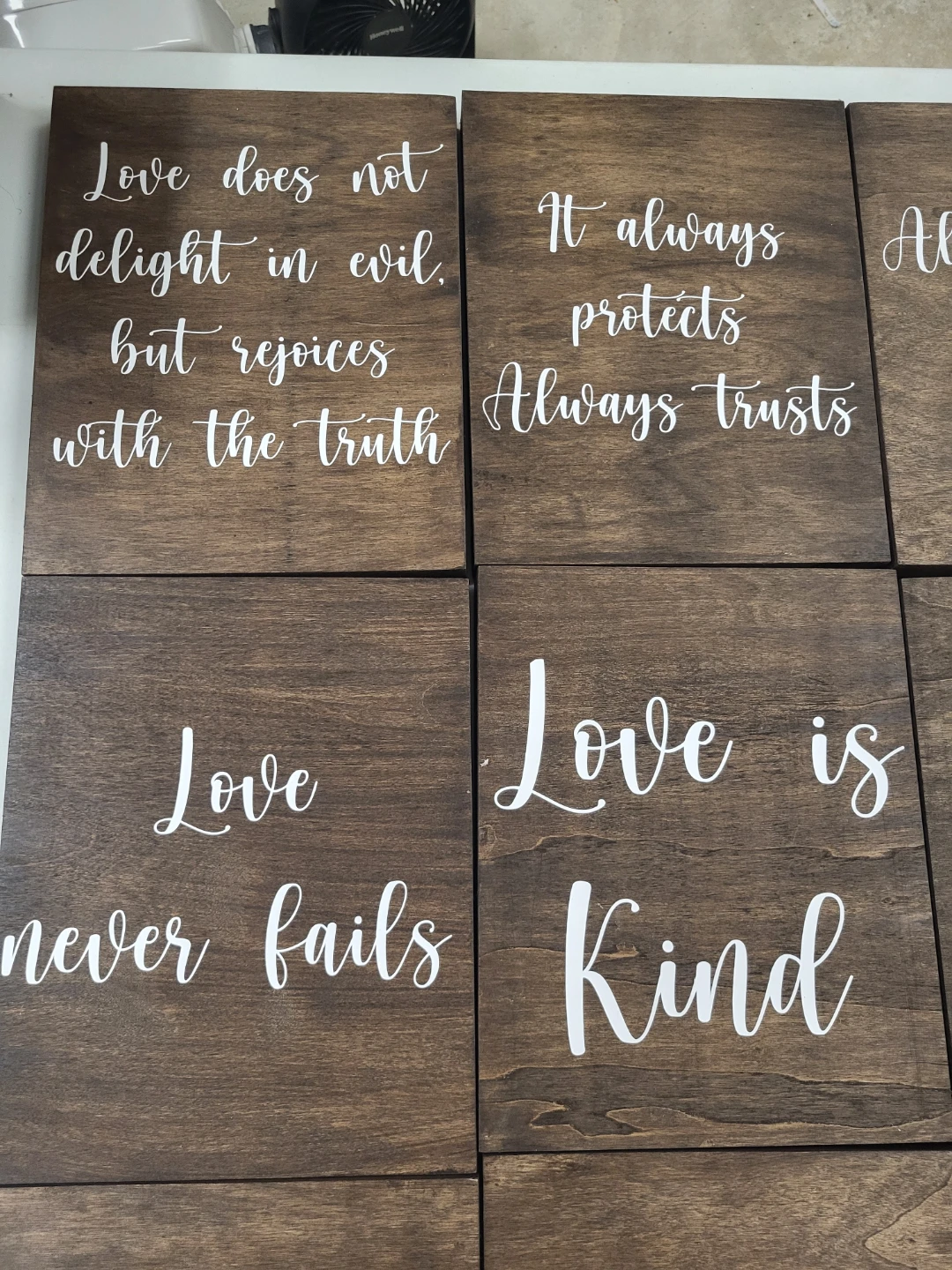 Set of 9 Wooden Wall Art Quotes - photo 2