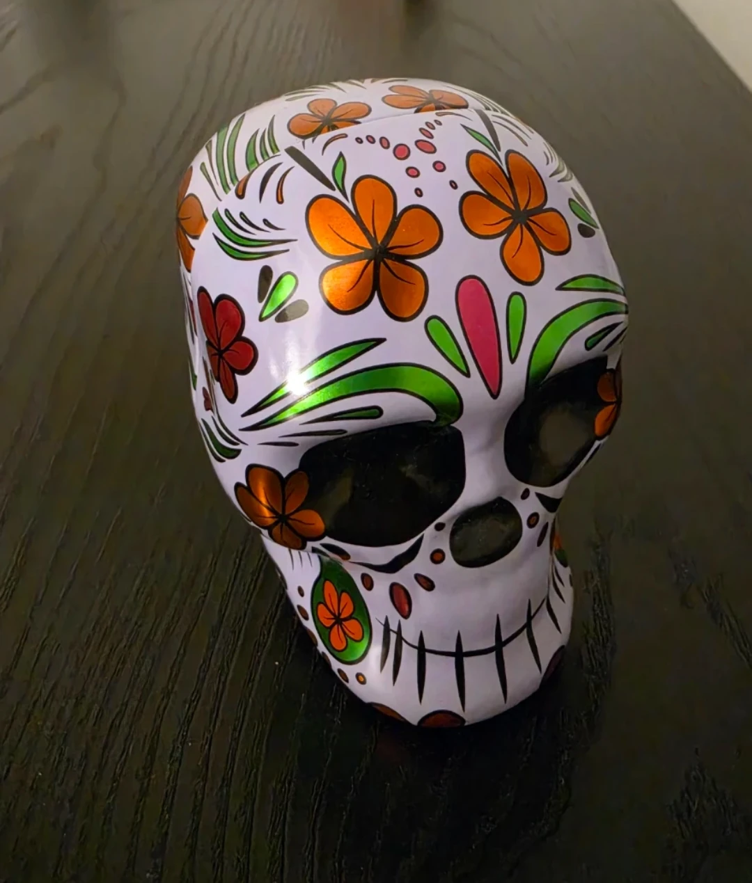 Dia De Los Muertos skull tin - photo 2