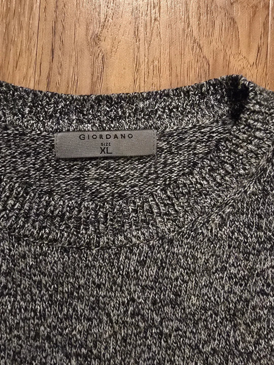 Giordano Grey Speckled Knit Sweater - photo 2