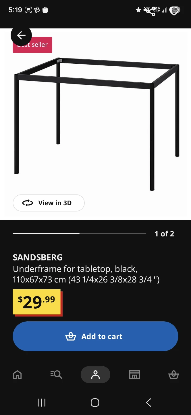 IKEA SANDSBERG Table and desk chair - photo 4