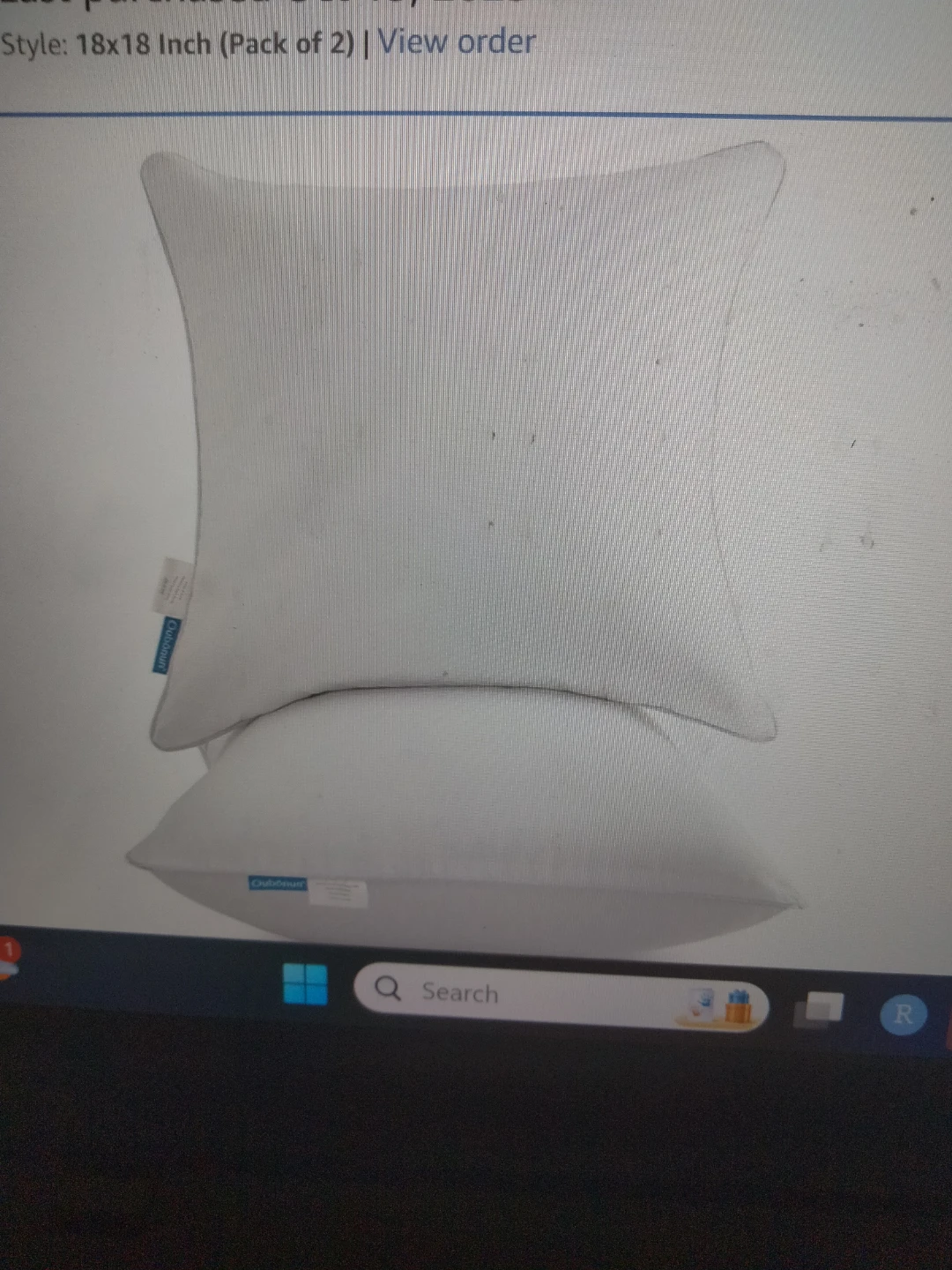 2 Throw pillow inserts and cover - photo 4