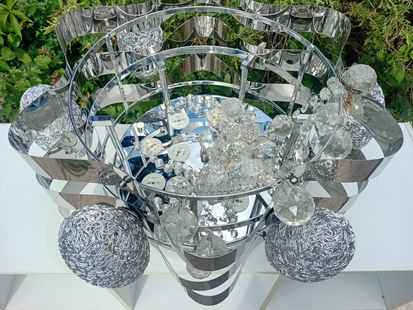 Sparkling Chandelier with Crystal Accents - photo 3