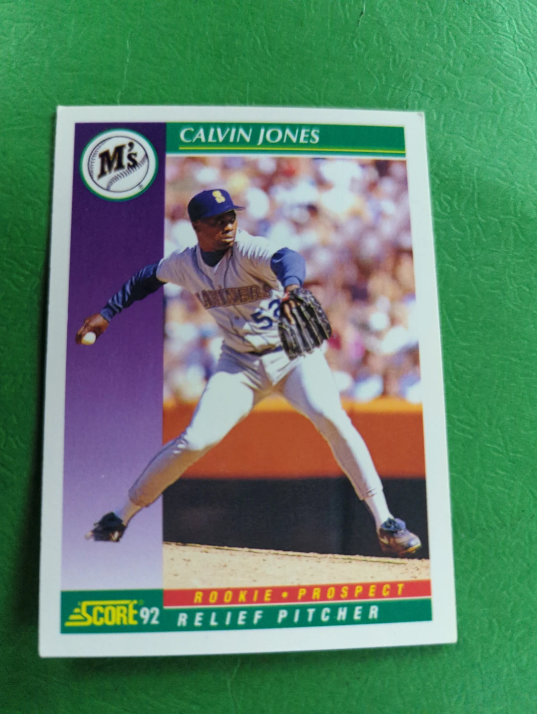 1992 Score Calvin Jones Baseball Card ⚽