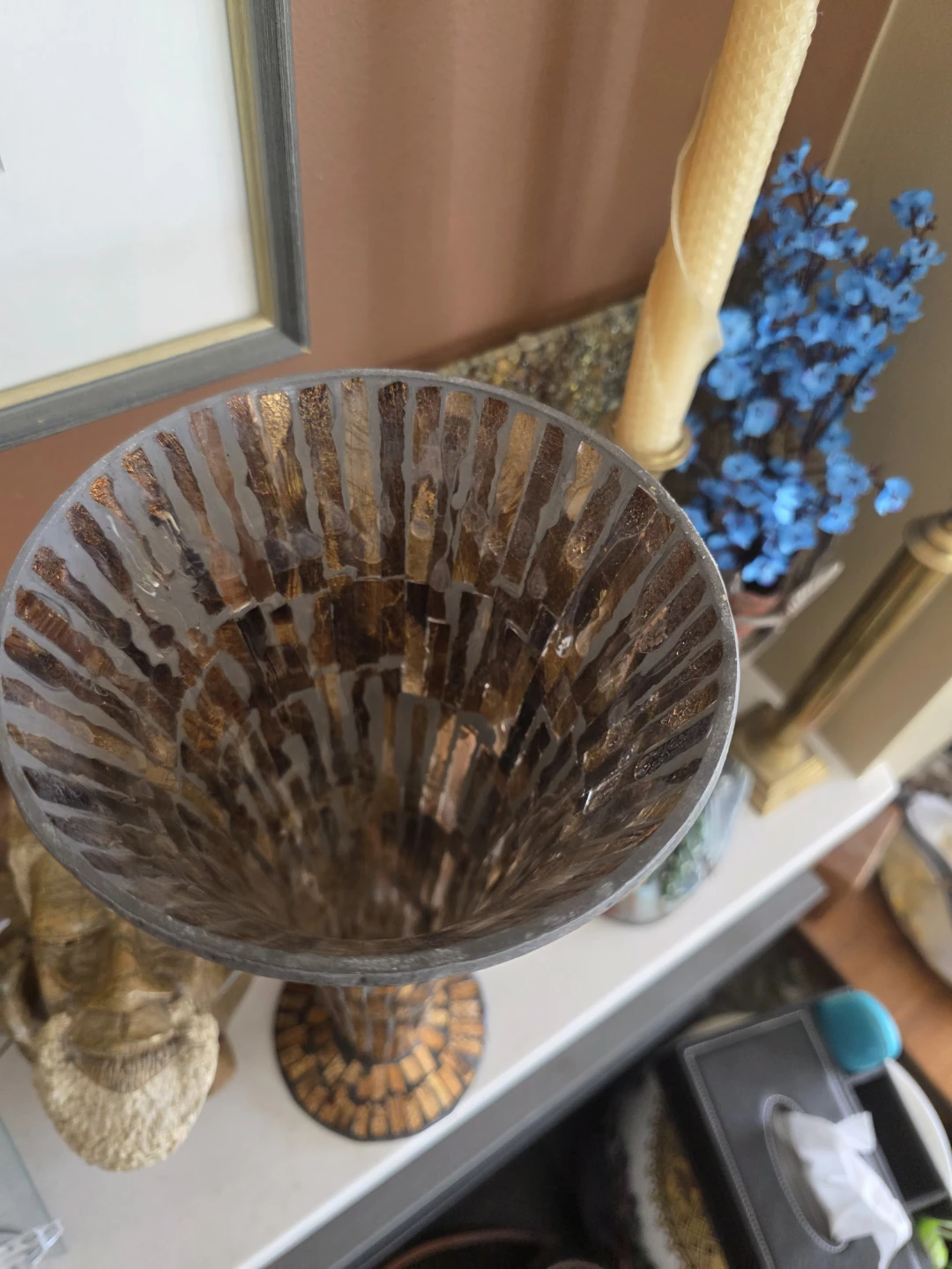 Mosaic Glass Vase - photo 2