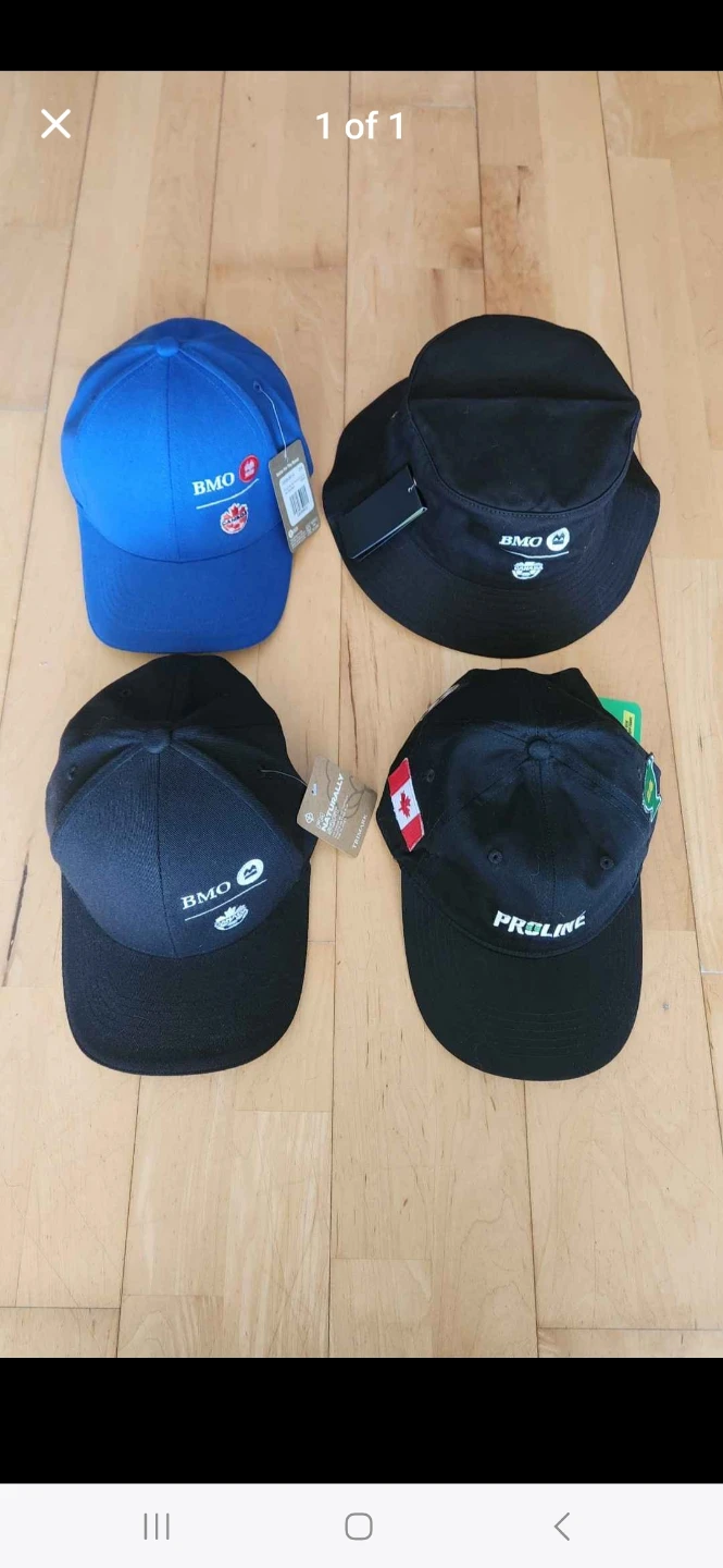 Canada Soccer&BMO/ FIFA World Cup Thophy Badges Caps, Bucket Hat