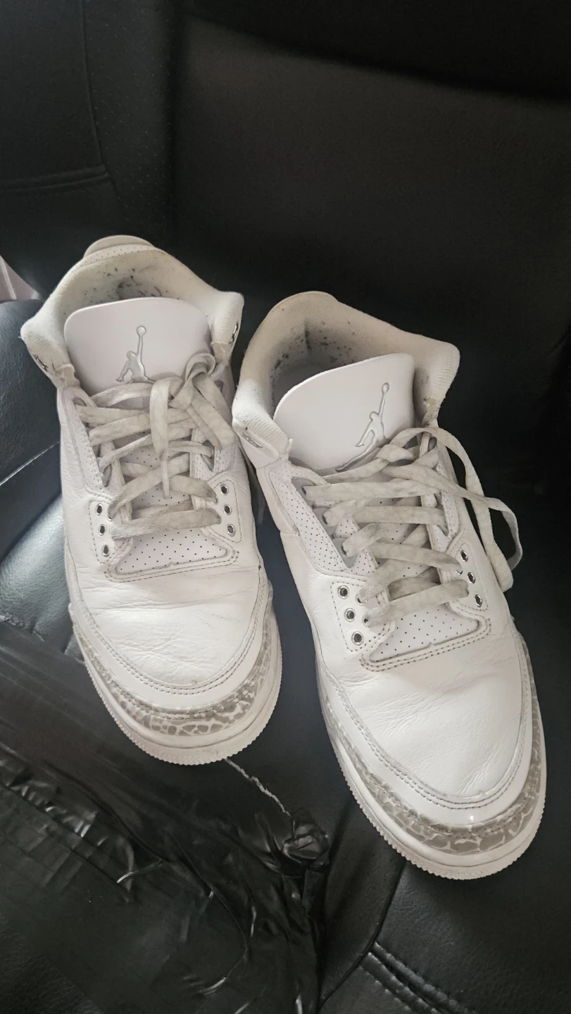 Jordan 3 Retro White Cement Sneakers - photo 2