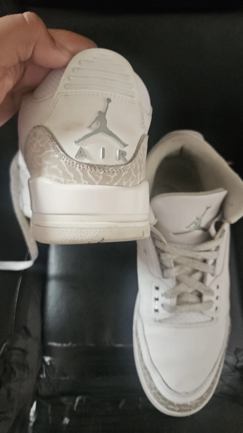 Jordan 3 Retro White Cement Sneakers - photo 3