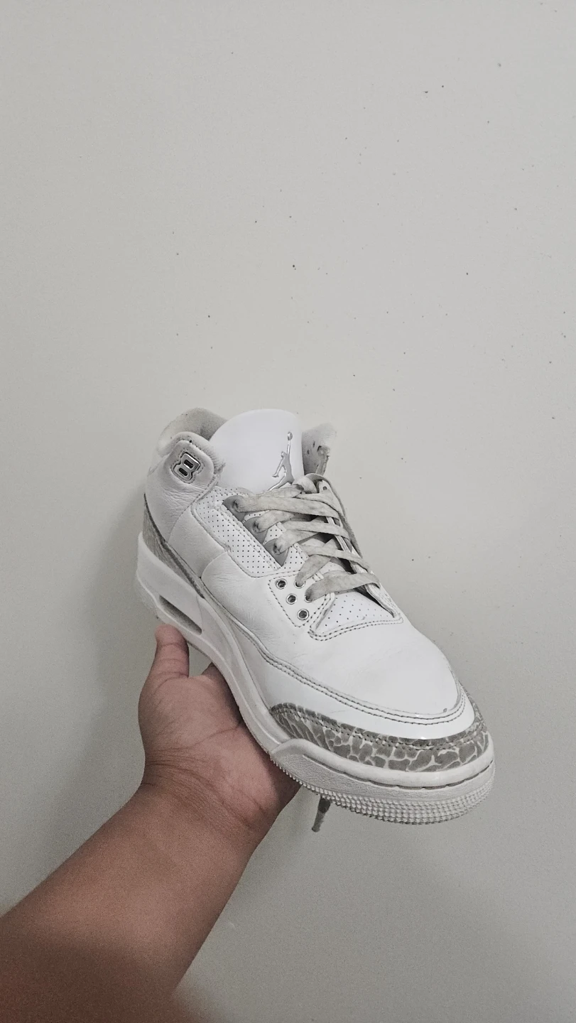 Jordan 3 Retro White Cement Sneakers - photo 5
