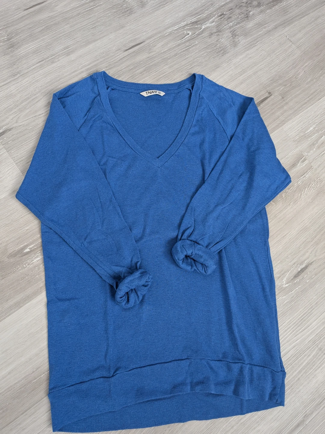 AVAILABLE ONLY THIS WEEKEND TNA Blue Long Sleeve thin sweater