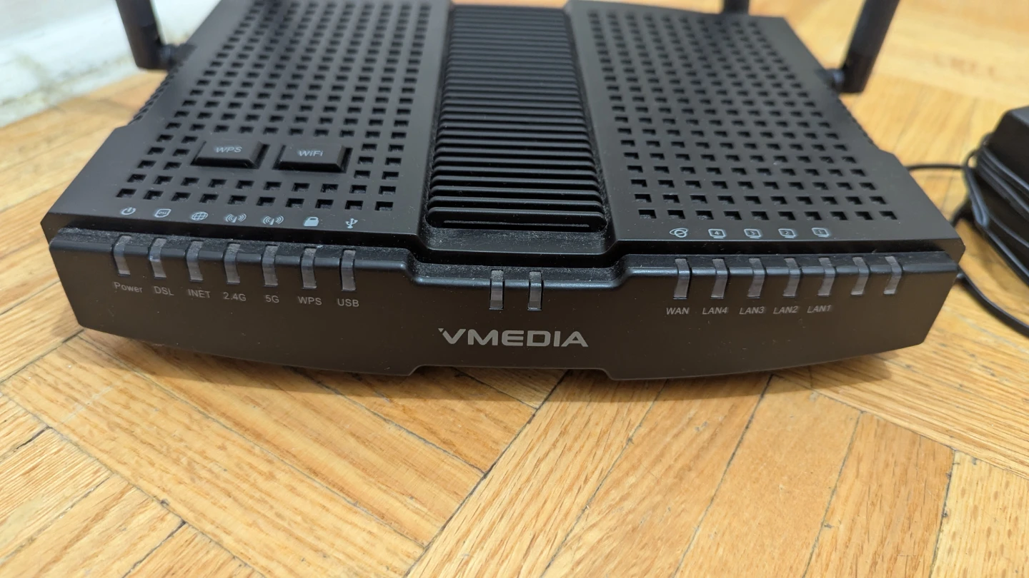 VMEDIA Network DX6265 Wireless WiFi Modem Router - photo 2