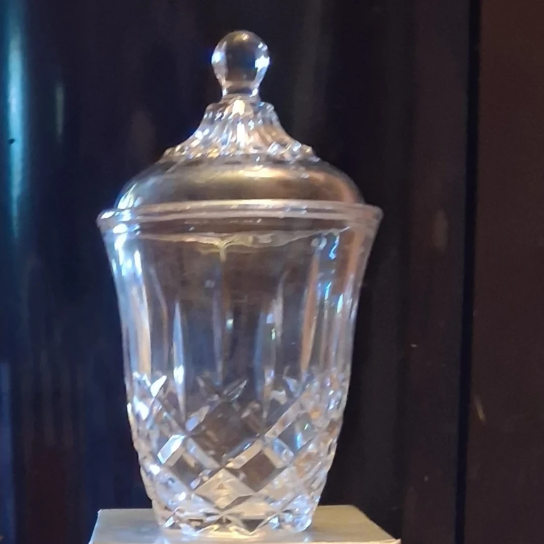 Gorham Lady Anne Crystal Covered Jar 7 1/2" - photo 2