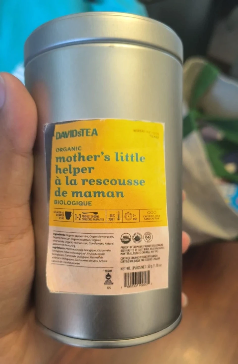 DAVIDSTEA Organic Mother's Little Helper Tea