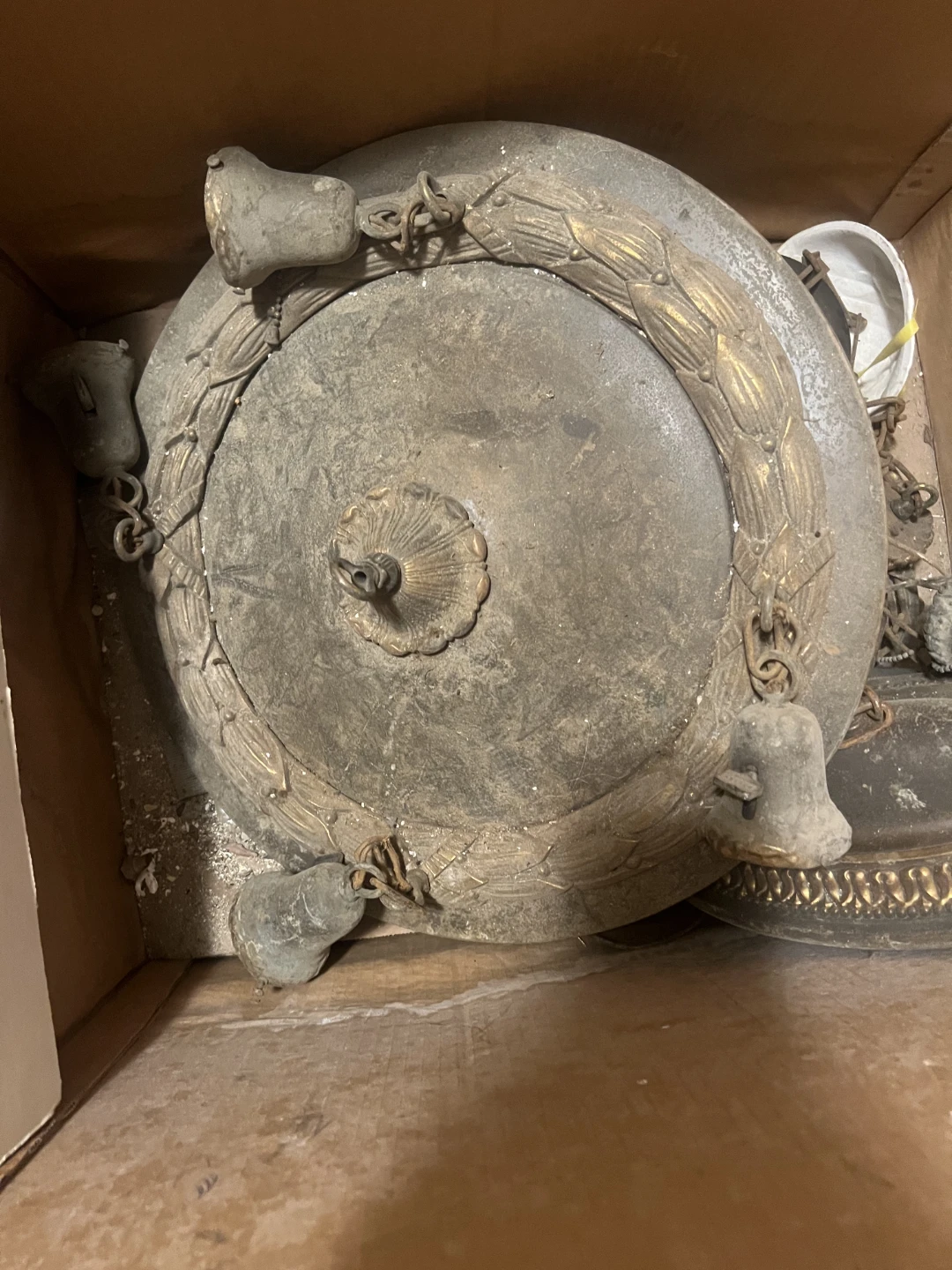 Antique Brass Chandelier Ceiling Light Fixture