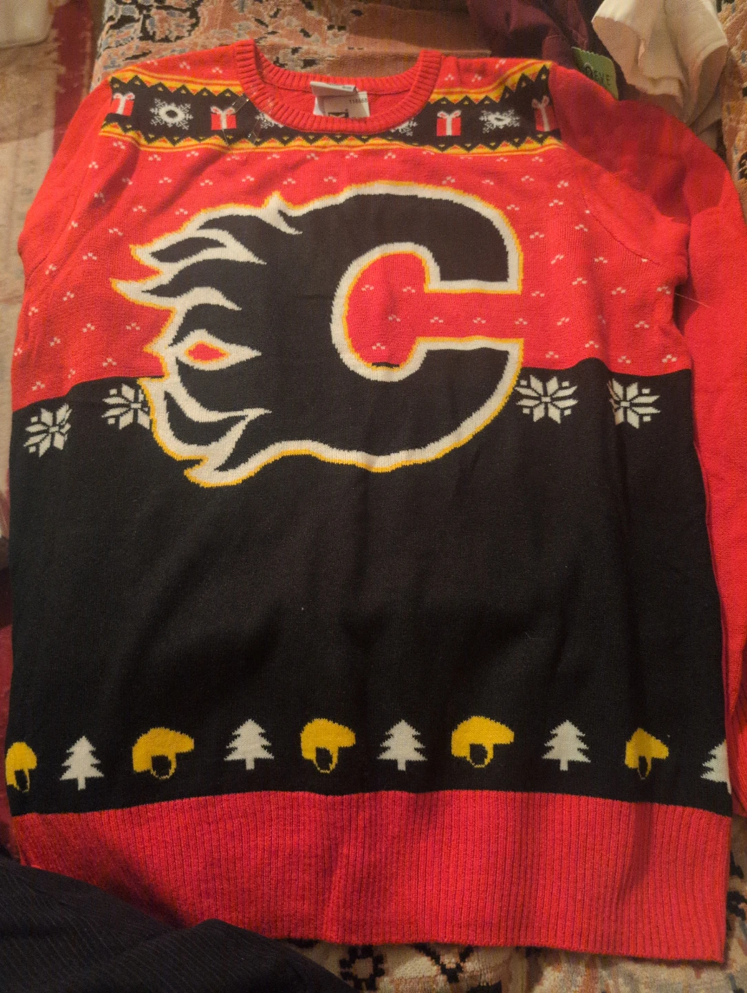 Calgary Flames Ugly Christmas Sweater