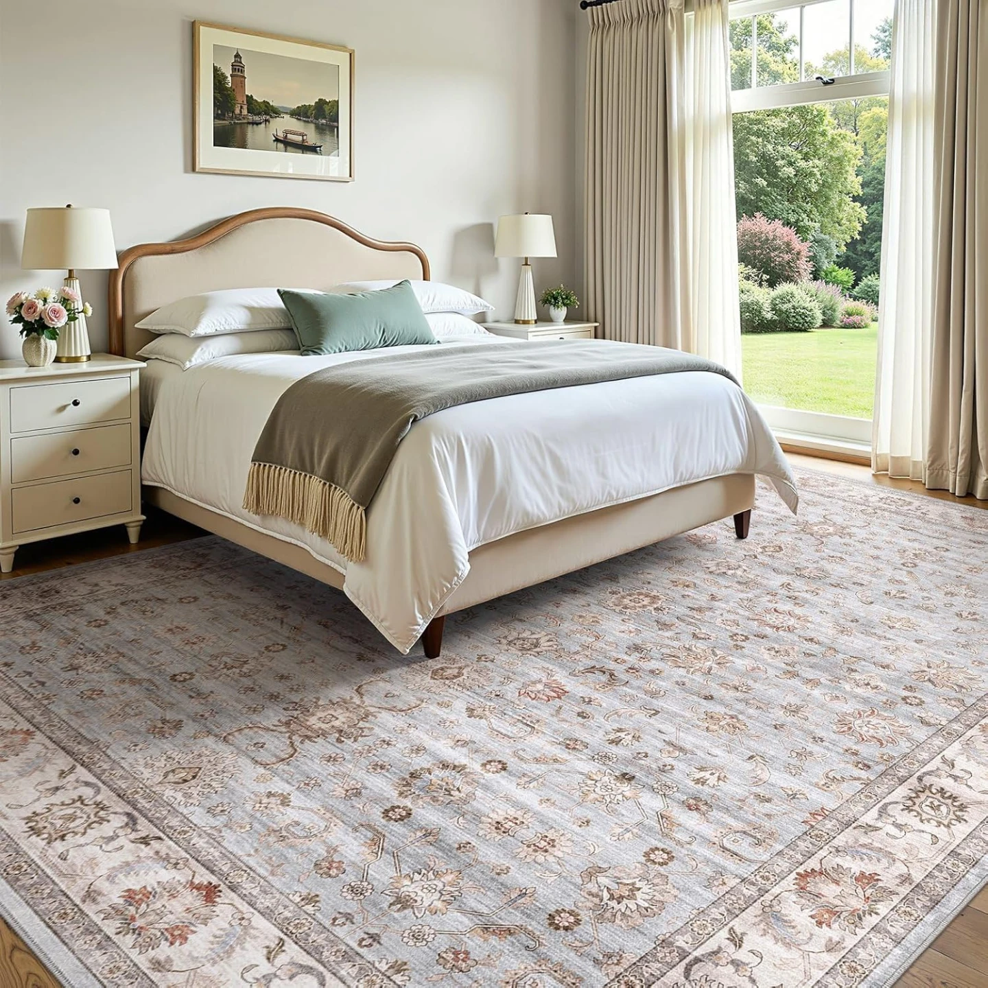 Witshock 9x12 Area Rugs Machine Washable Non-Slip Faux Wool - photo 5