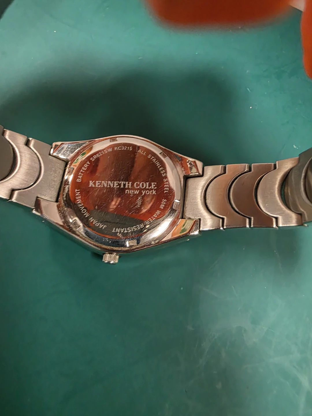 Kenneth Cole Watch Men Silver Tone Date Stainless Steel 50M - photo 3