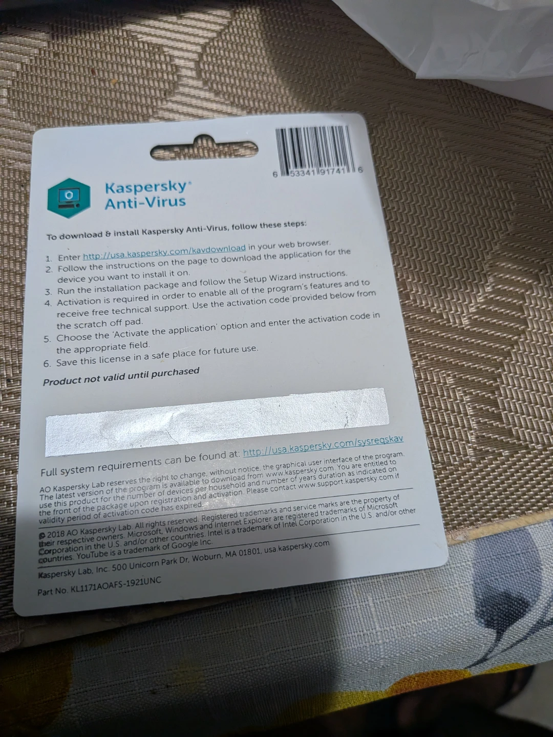 Kaspersky Anti-Virus 1 Device 1-Year License - photo 2