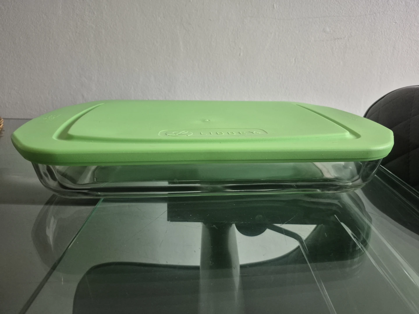 Libbey Glass Baking Dish with Green Lid - photo 5