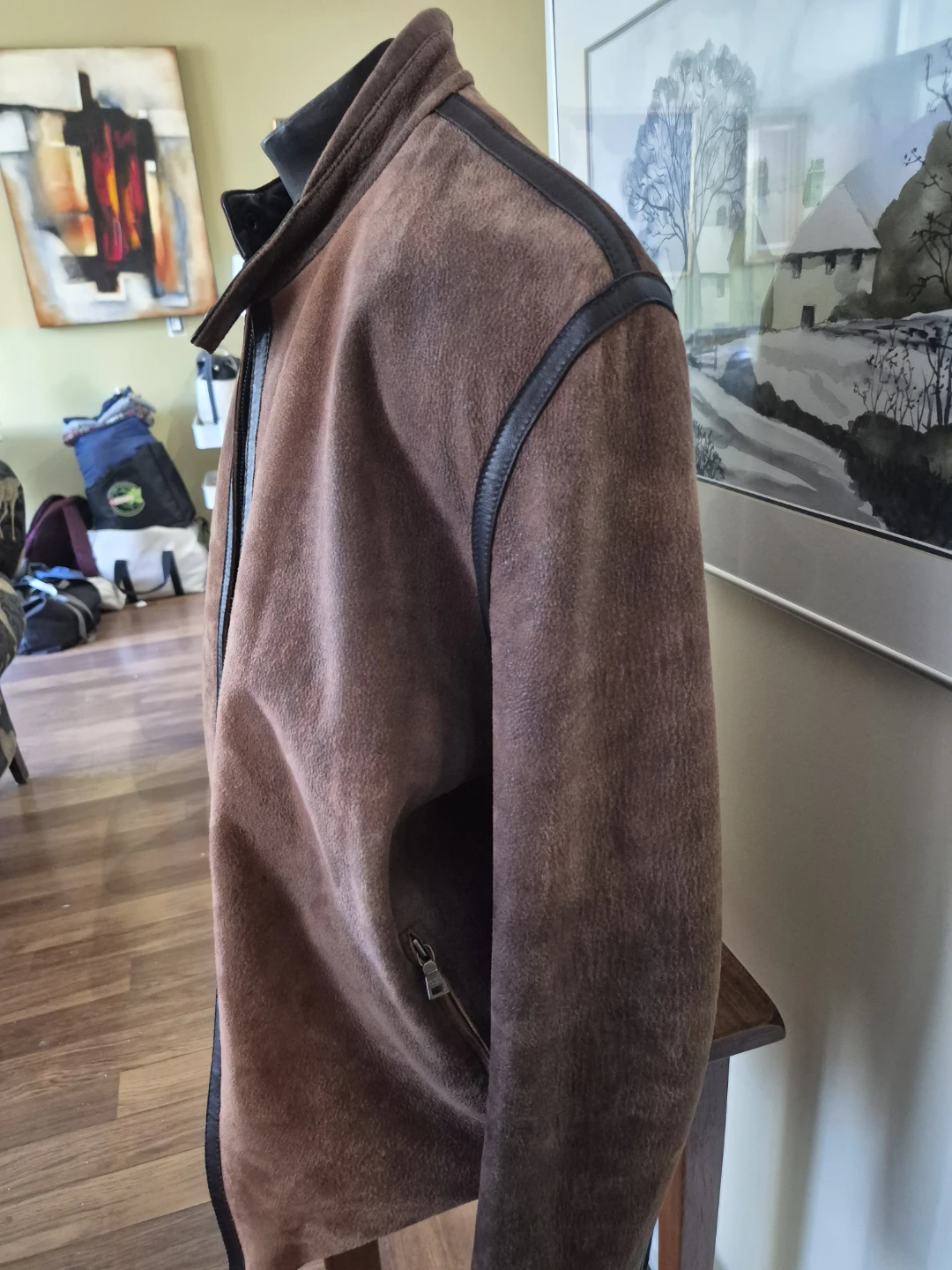 Andrew Marc Brown Suede Jacket - photo 2