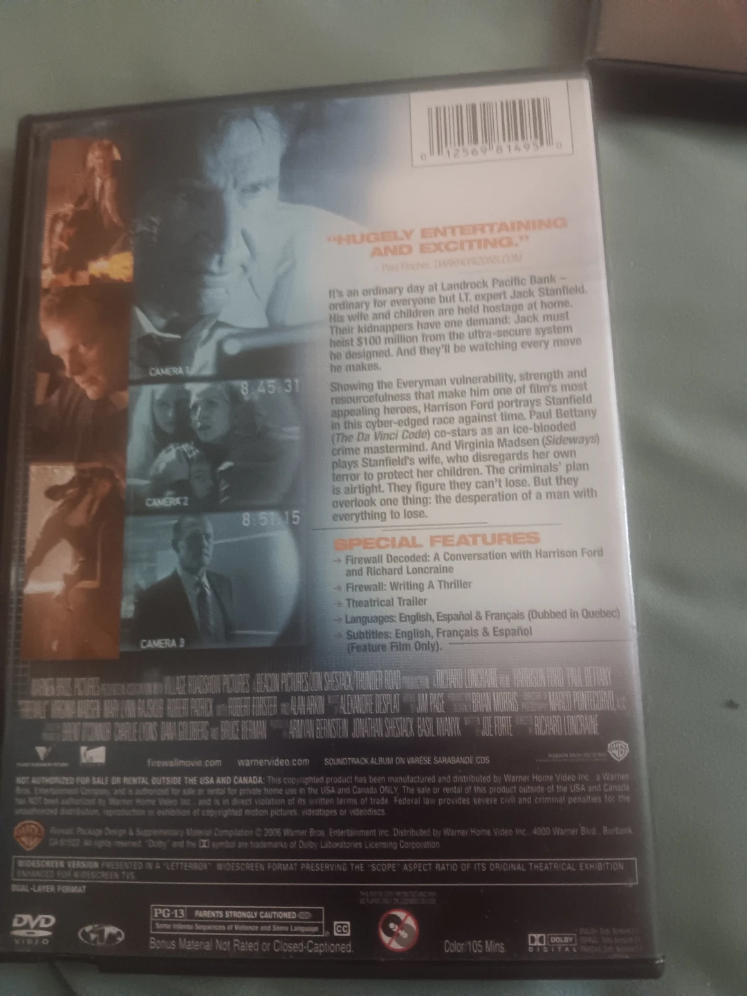 Firewall DVD - photo 2
