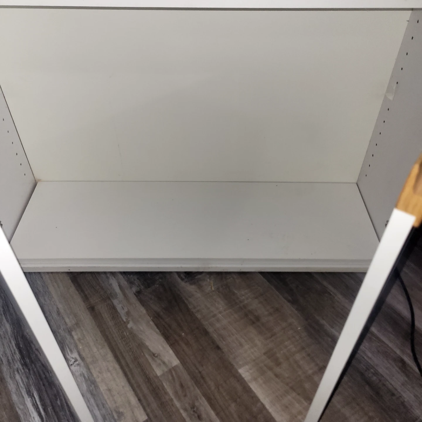 White Cabinet with Wood Trim - photo 2