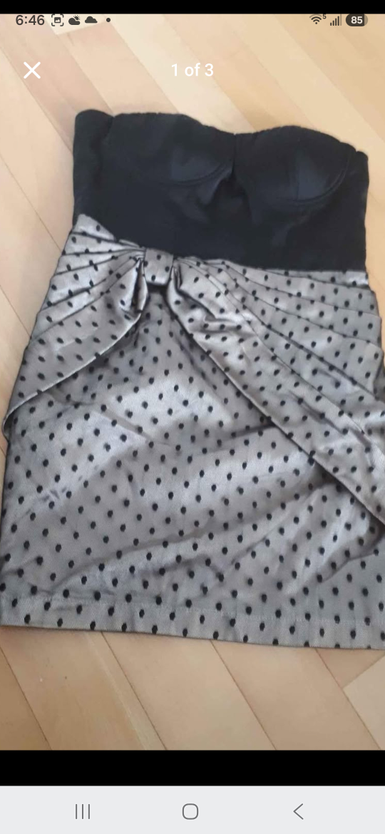 Strapless Polka Dot Dress Size Large - photo 3