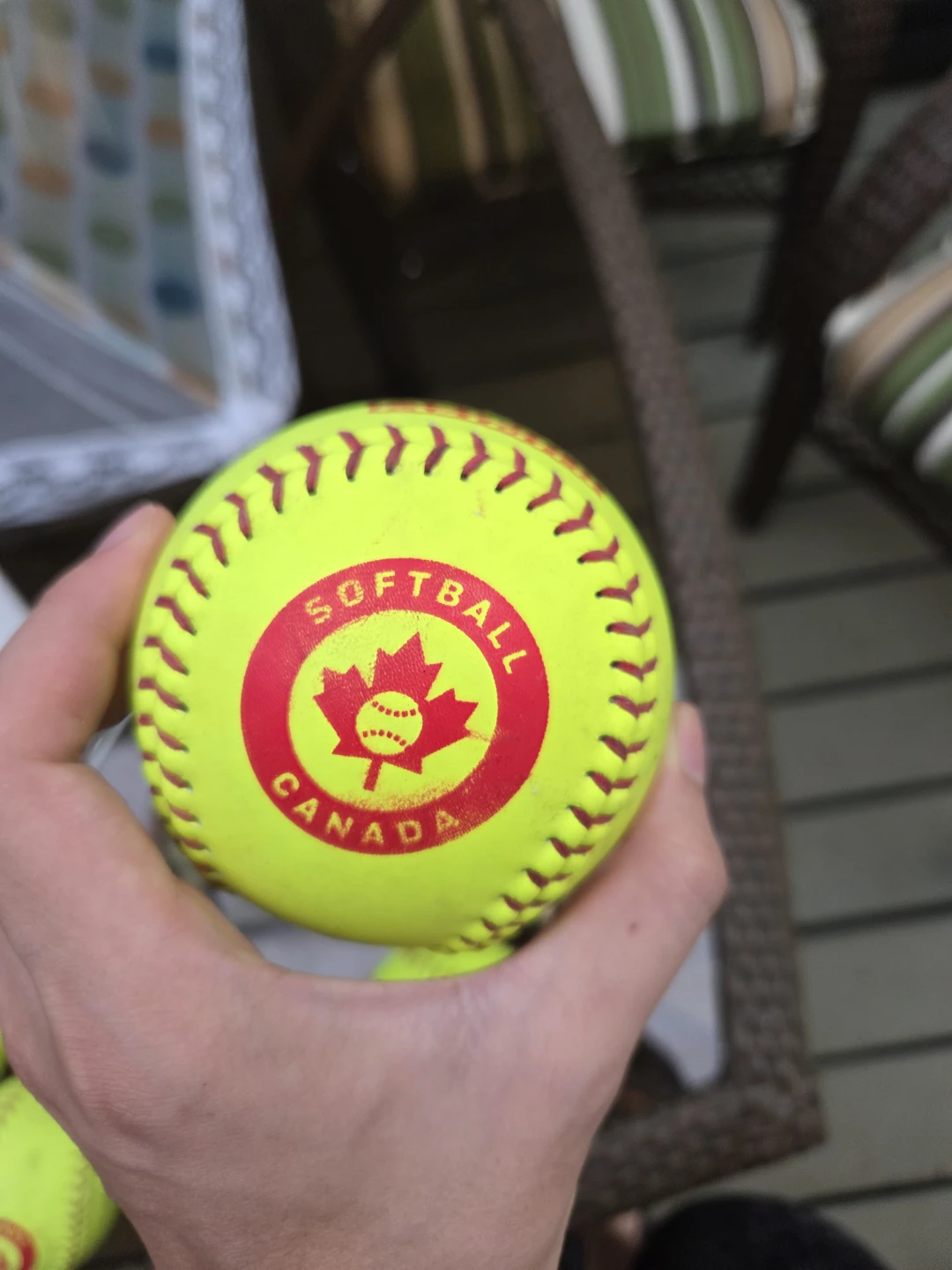 Softball Canada Yellow Ball