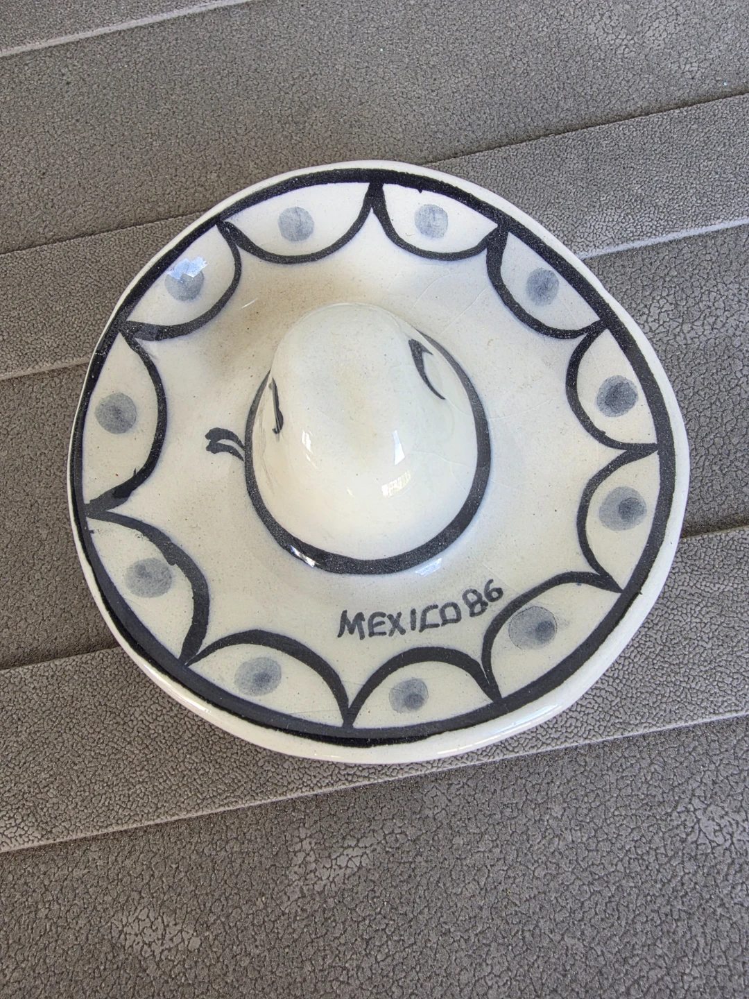 Ceramic Sombrero Dish Mexico 86