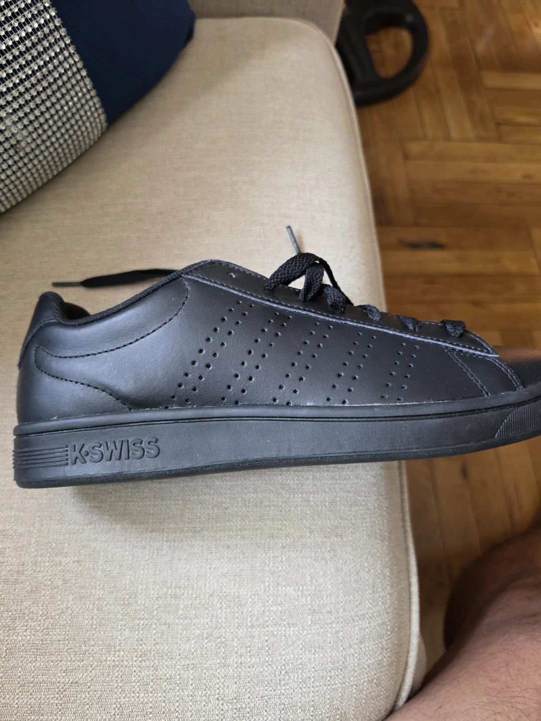 K-Swiss Black Court Style Sneakers - photo 3