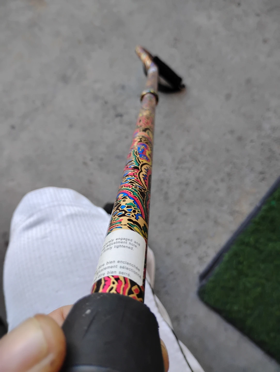 Adjustable Walking Cane with Paisley Print ⚽ - photo 3