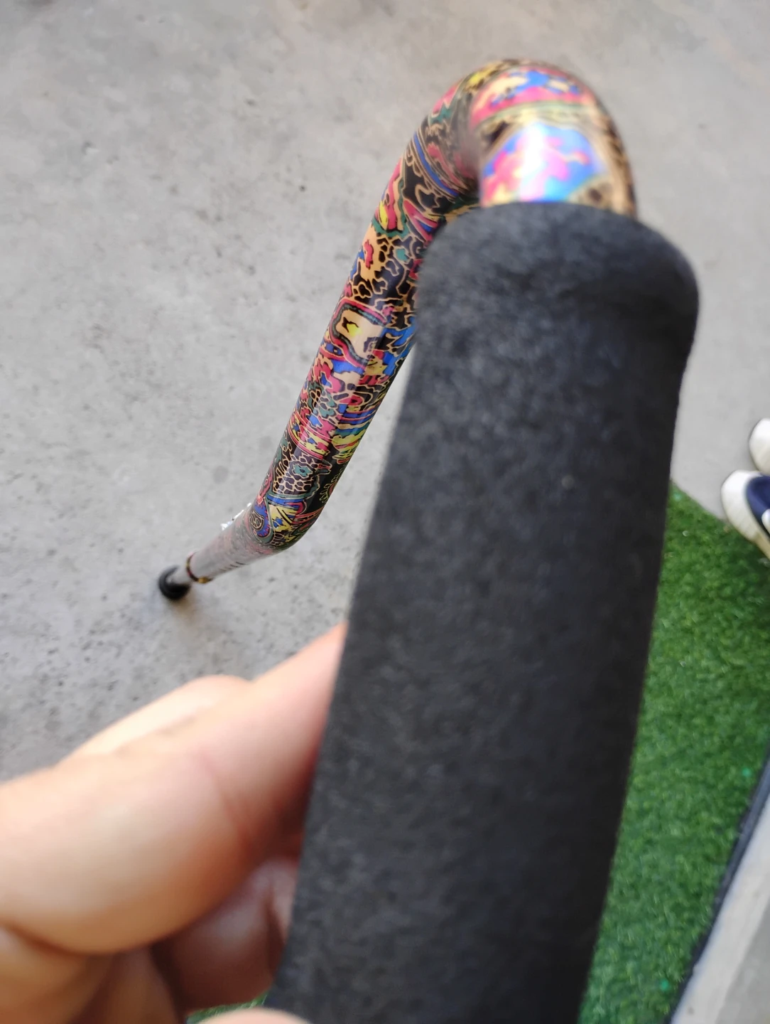 Adjustable Walking Cane with Paisley Print ⚽ - photo 5