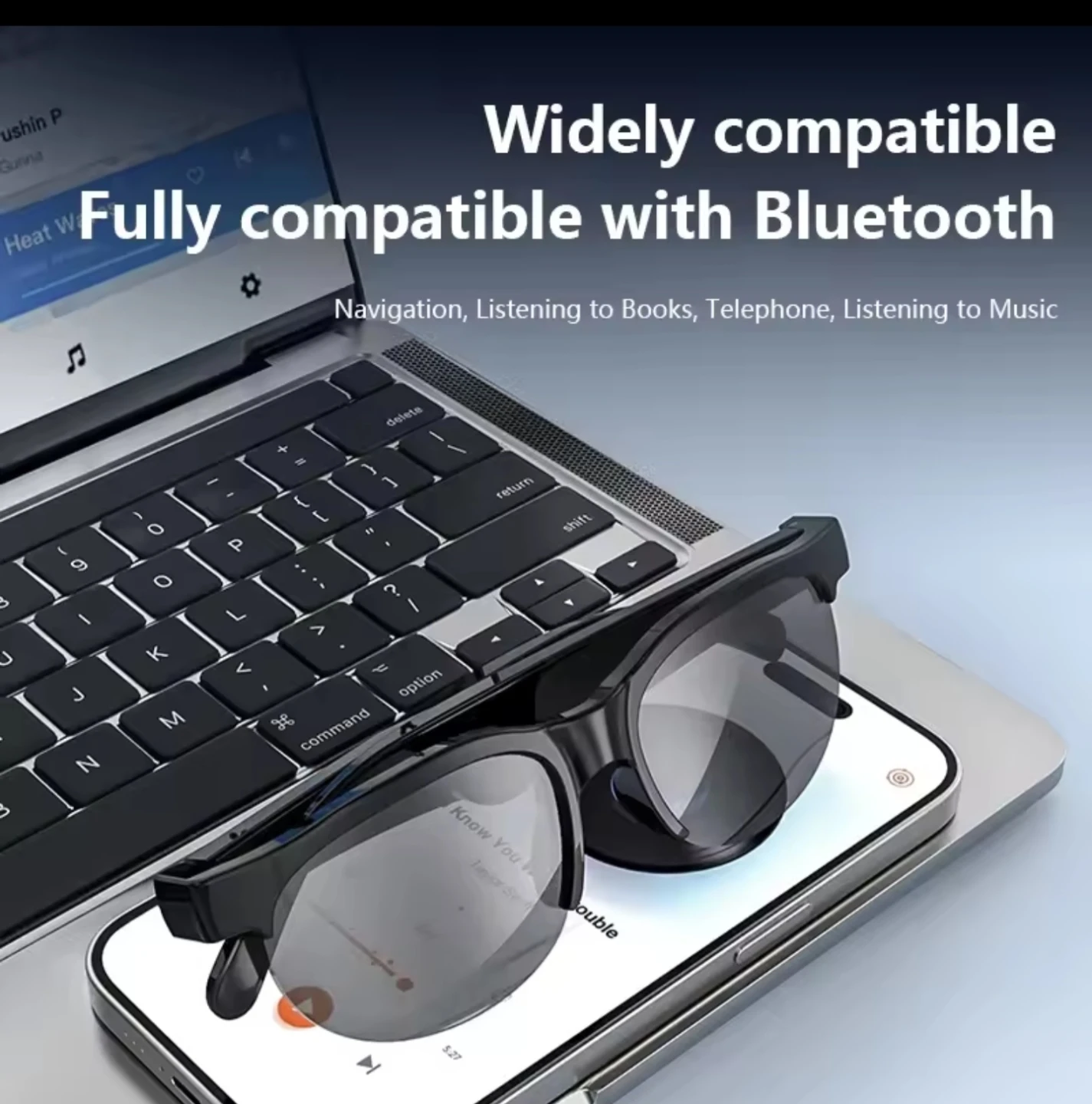 Lenovo Smart Glasses Bluetooth Calling Music Sunglasses - photo 2