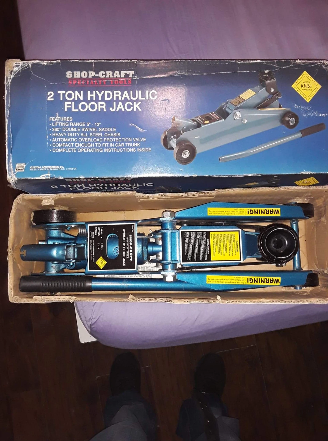 Shop-Craft 2 Ton Hydraulic Floor Jack