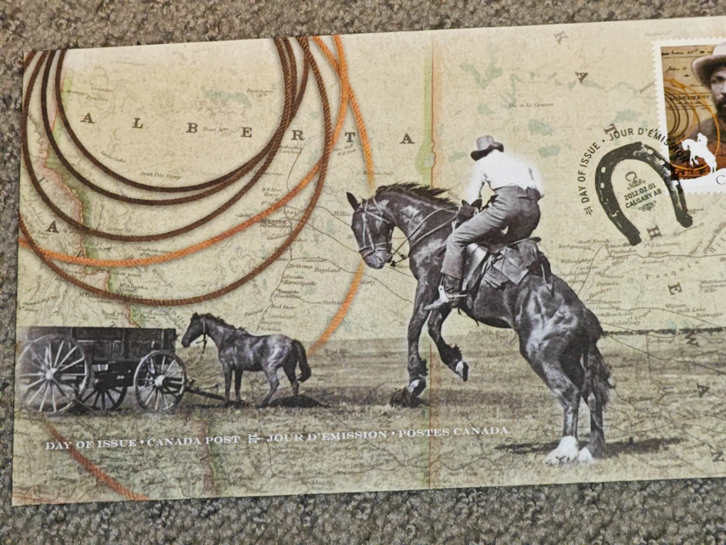 First Day Covers FDC John Ware Black History & Calgary Stampede - photo 3