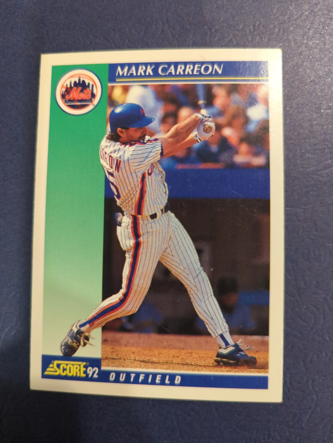 1992 Score Mark Carreon Baseball Card ⚽