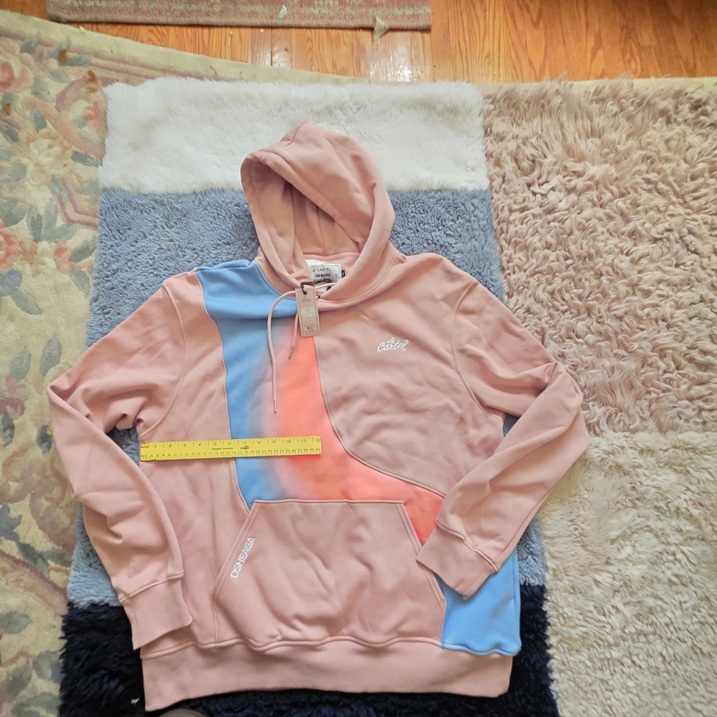 Brand new LE CARTEL x Osheaga Hoodie Pink Rose XL - photo 3