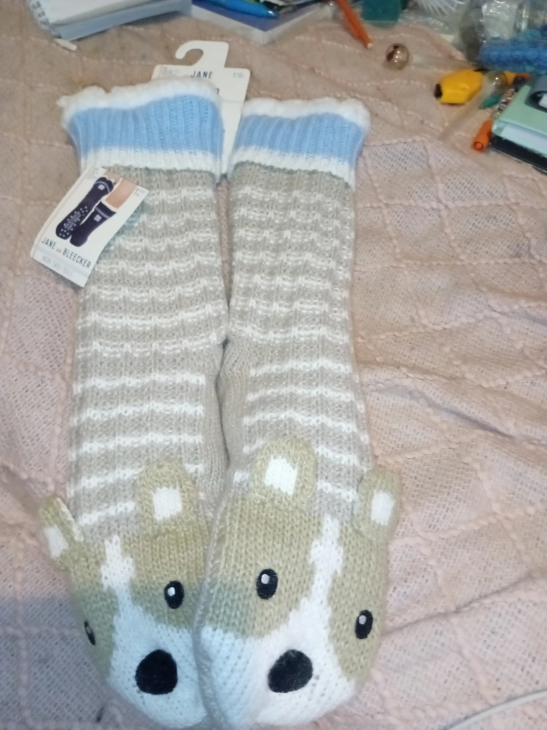 Jane and Bleecker Slipper Socks
