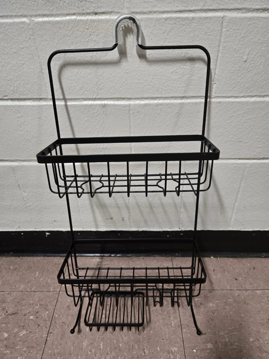 Threshold Matte Black Over the Shower Head Caddy