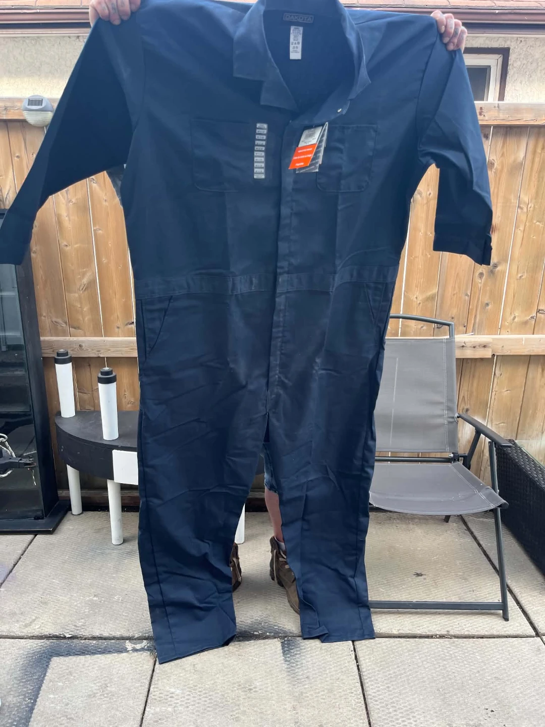 Dakota Men's Navy Blue Work Coveralls Size 58 X LN - photo 4